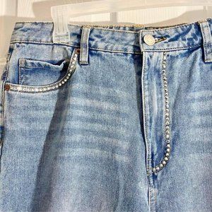 Taylor Swift Inspired Bedazzled Aeropostale Mom Jeans Size 12